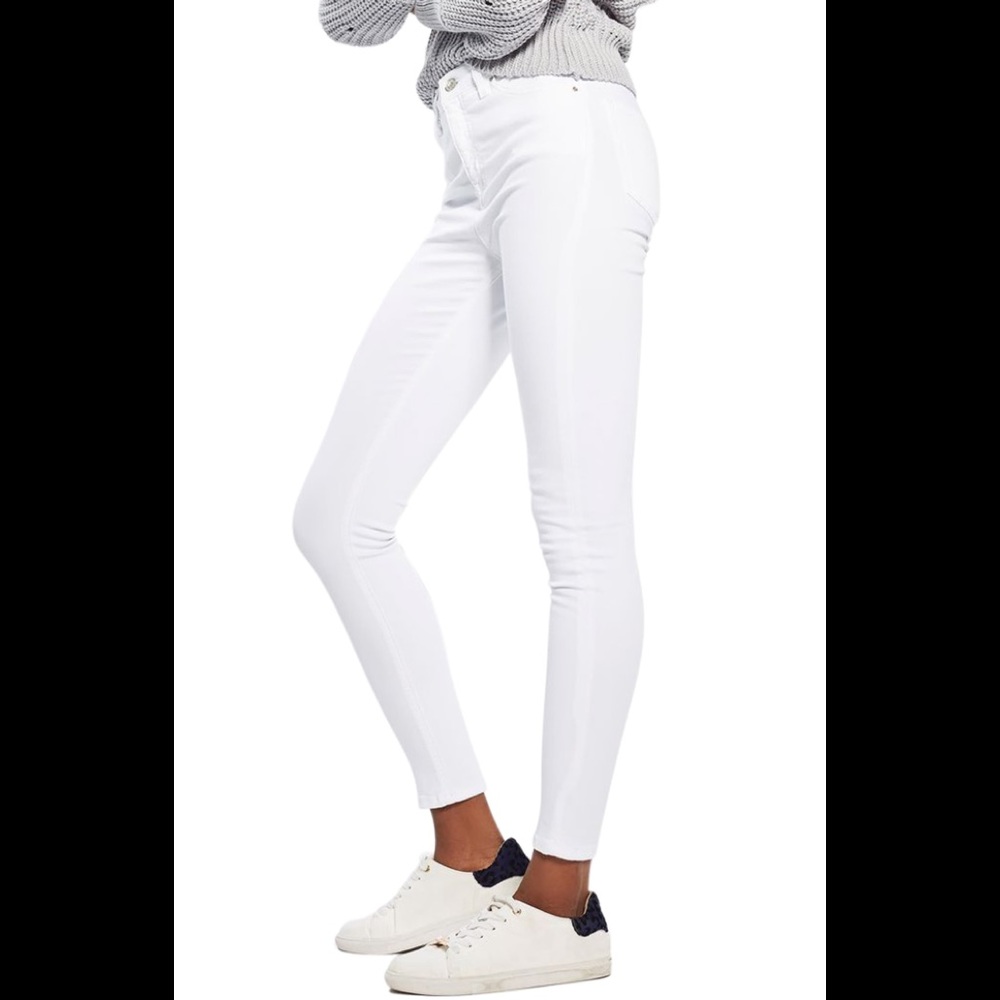 NWT Topshop Jamie High Waist Ankle Skinny Jeans